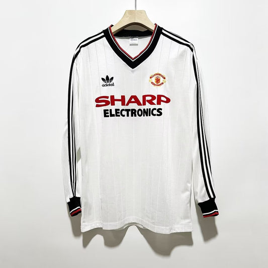 Retro 82/83 Manchester United Away Long sleeve